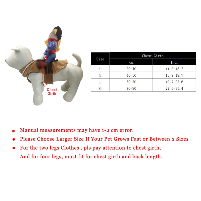 Funny Cowboy Dog Costume