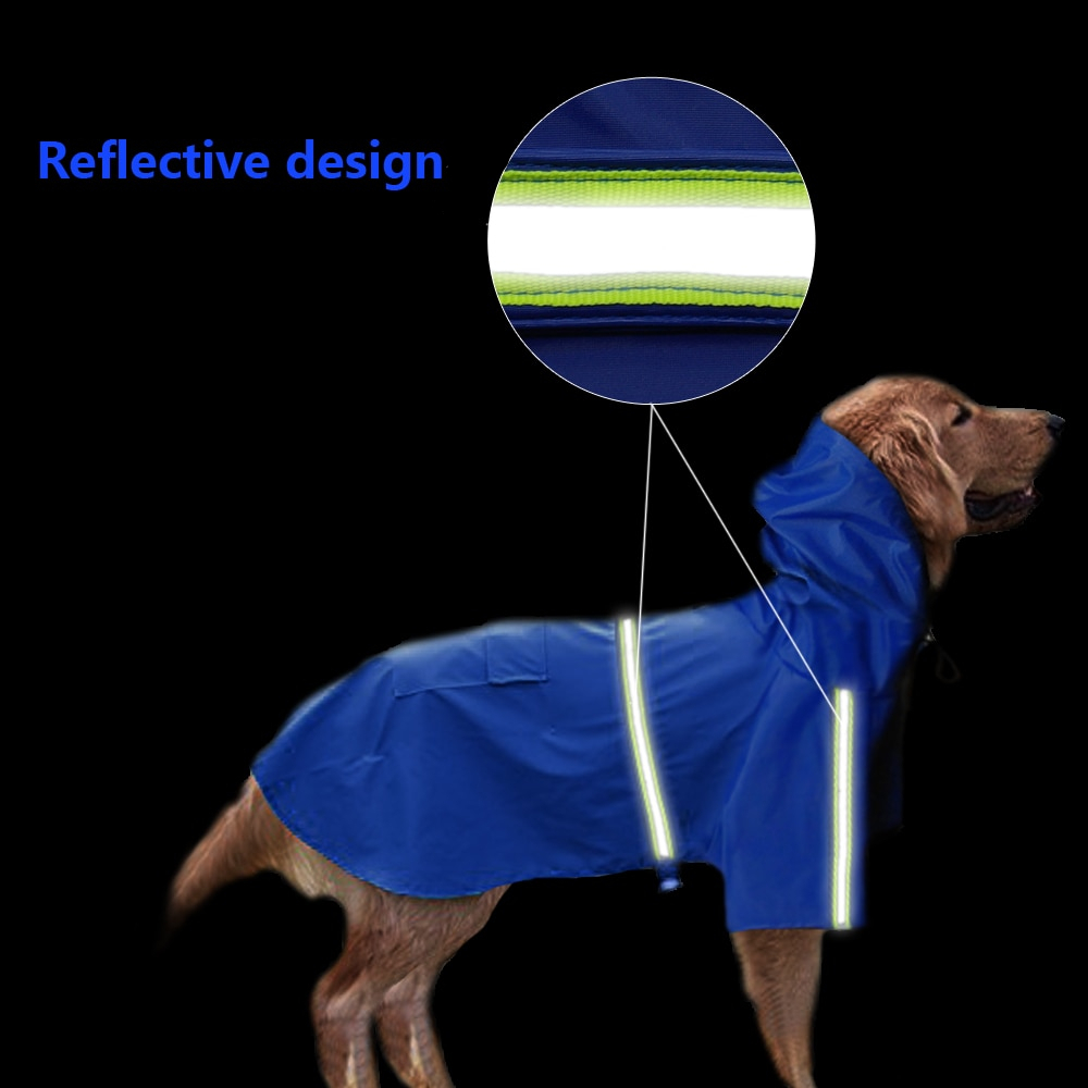 Reflective Raincoat Waterproof For Dogs