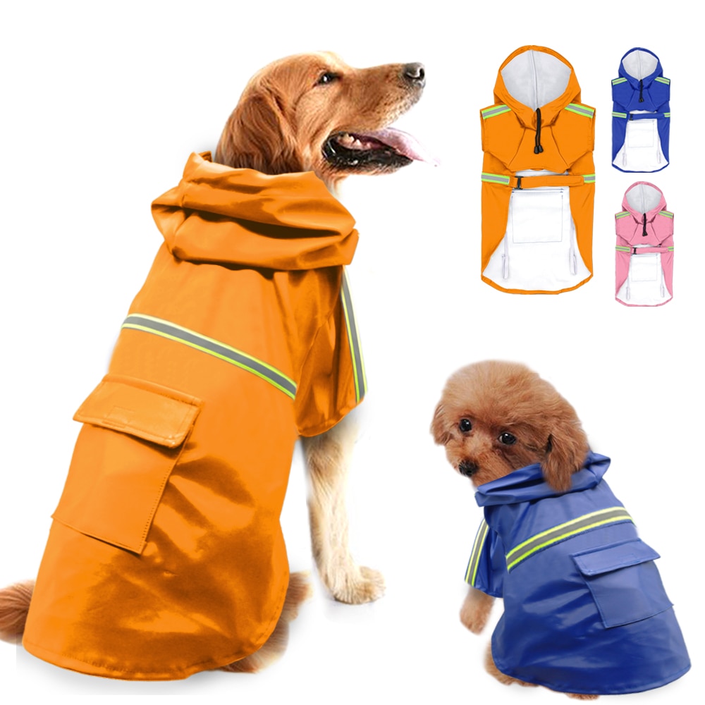 Reflective Raincoat Waterproof For Dogs